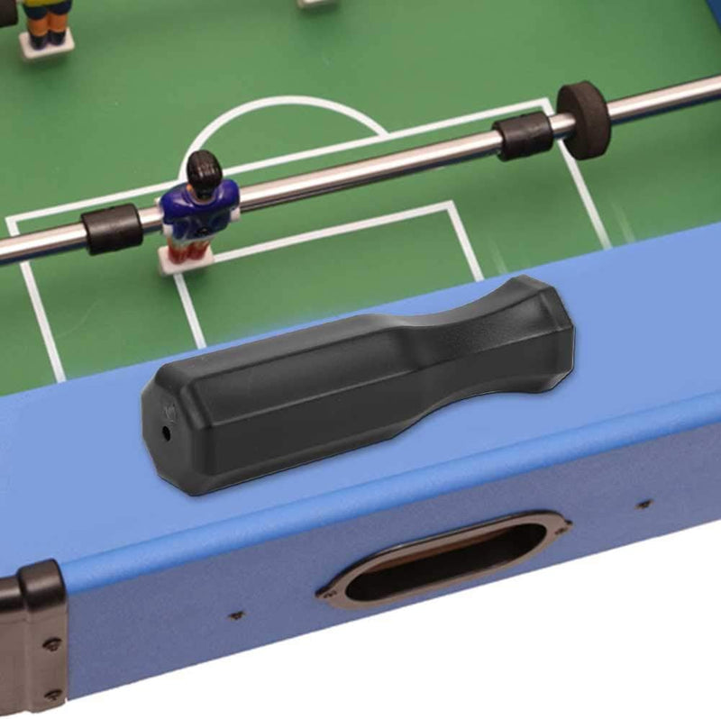 Load image into Gallery viewer, Tafelvoetbal met antisliphandvat aan een stang, met een spelersfiguur en een deel van het groene veld. Product: ⚽ Meer grip, meer controle – speel tafelvoetbal als een pro met deze tafelvoetbal handgrepen!.
