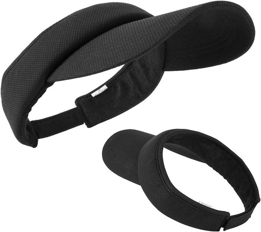 Meerdere kleuren zonnevizieren voor vrouwen en dames, lange pieken dikkere zweetband verstelbare hoed voor golffietsen vissen tennis hardlopen joggen en andere sporten - happygetfit.com