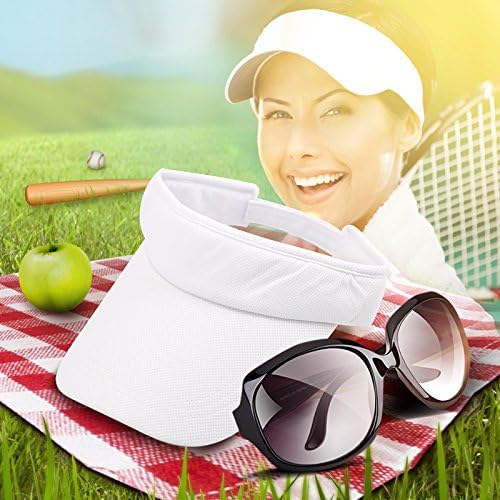 Laad afbeelding in Galerijviewer, Meerdere kleuren zonnevizieren voor vrouwen en dames, lange pieken dikkere zweetband verstelbare hoed voor golffietsen vissen tennis hardlopen joggen en andere sporten - happygetfit.com
