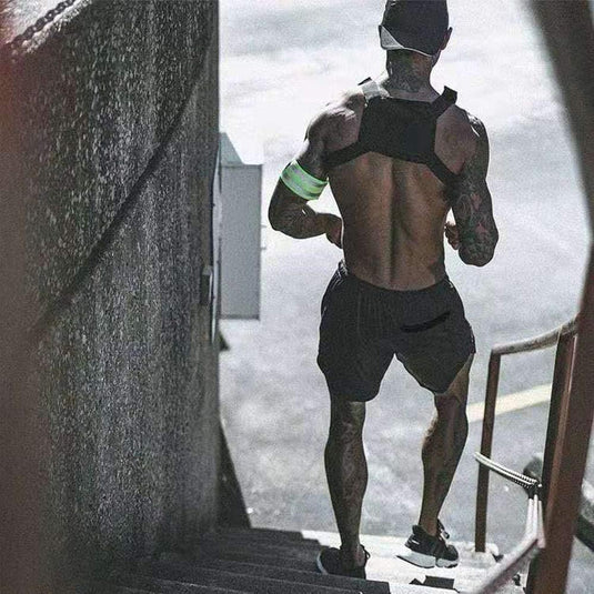 Men's 2-in-1 Training Shorts, Summer Shorts, Quick-Drying Running Shorts, Sports Shorts with Pockets, Compression Shorts Black - happygetfit.com