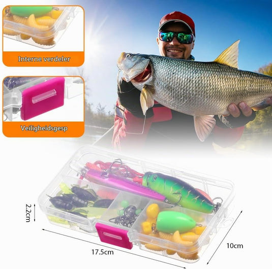 Metalen visspinners 3 stuks 7,8 cm en 30 gram met veren en reflecterende bladen – makreelaas – zeeviskunstaas - happygetfit.com