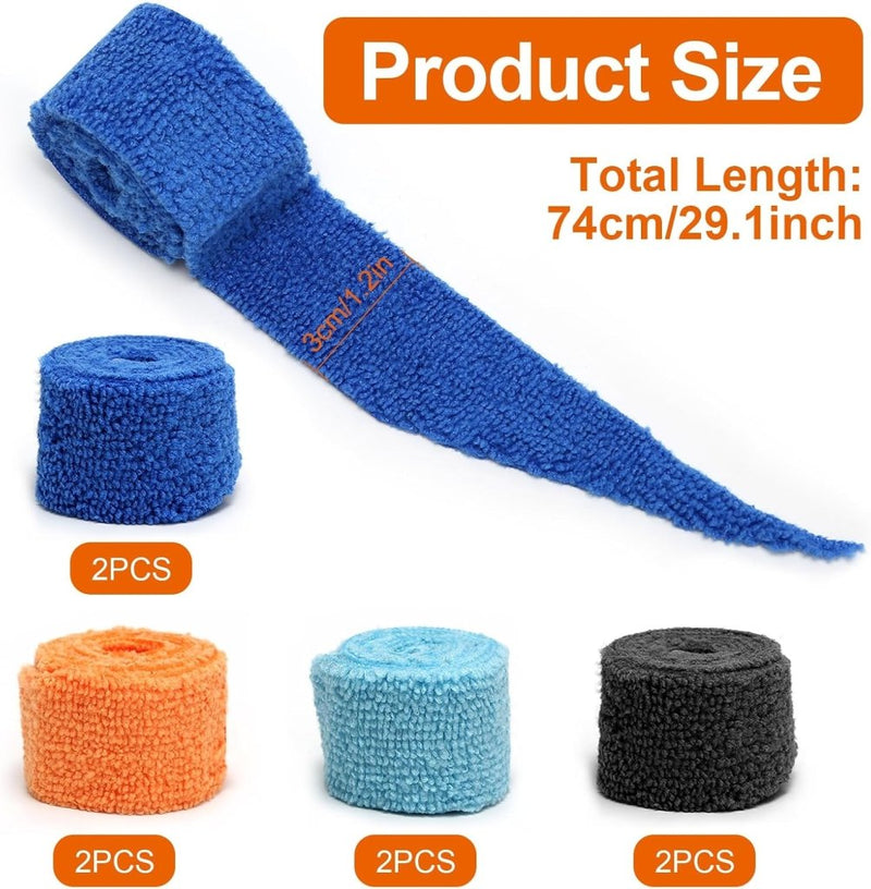 Load image into Gallery viewer, Microfiber grip tape set 8 stuks multicolor - happygetfit.com
