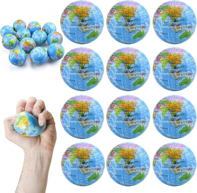 Load image into Gallery viewer, Mini schuimballen 12 stuks zachte sportballen van PU – stressballen – speelballen - happygetfit.com
