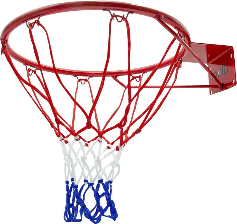 Laad afbeelding in Galerijviewer, molti Basketbalkorf, wandmontage, diameter 37 cm, basketbalring met ring en net, voor binnen en buiten - happygetfit.com

