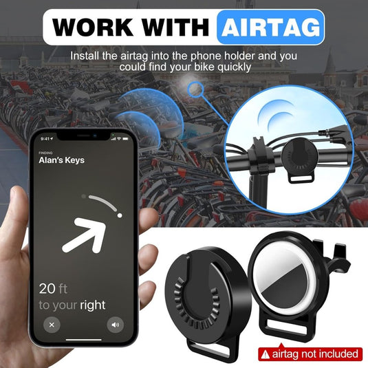 MOSUO Universele telefoonhouder voor fiets, siliconen, 360 graden draaiend, voor smartphones van 4,5-7,0 inch - happygetfit.com