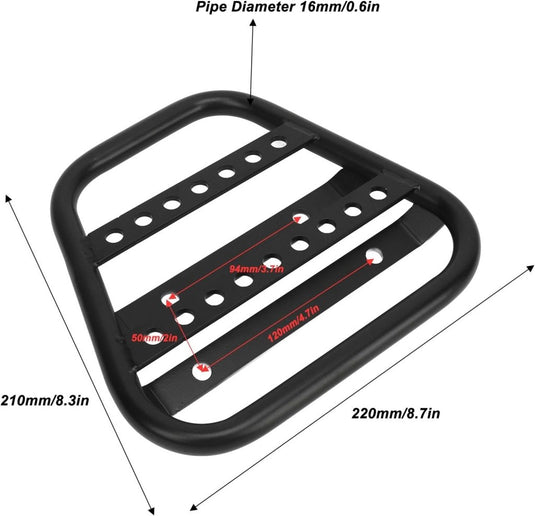 Motor achterbagagedrager voor Street Scrambler 900 2016-2022 - happygetfit.com