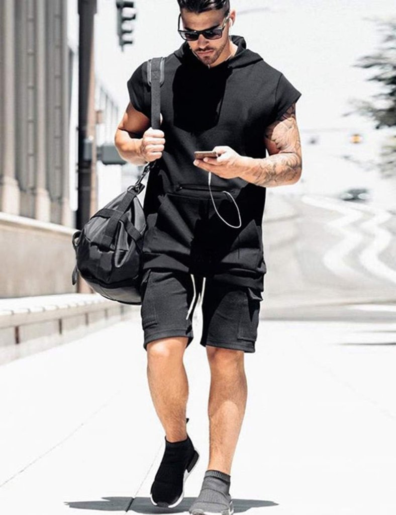 Laad afbeelding in Galerijviewer, 💪 Mouwloze hoodie die beweegt zoals jij – functioneel, stijlvol en perfect voor elke workout 💥 - happygetfit.com
