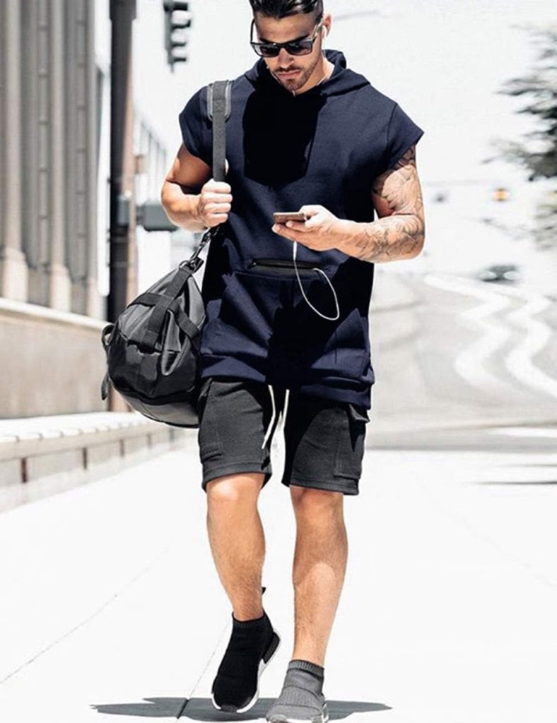 Laad afbeelding in Galerijviewer, 💪 Mouwloze hoodie die beweegt zoals jij – functioneel, stijlvol en perfect voor elke workout 💥 - happygetfit.com
