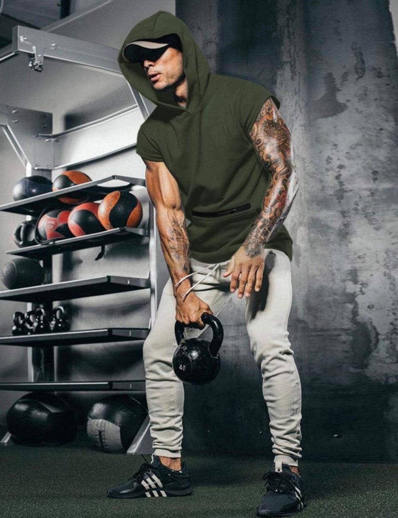 Laad afbeelding in Galerijviewer, 💪 Mouwloze hoodie die beweegt zoals jij – functioneel, stijlvol en perfect voor elke workout 💥 - happygetfit.com
