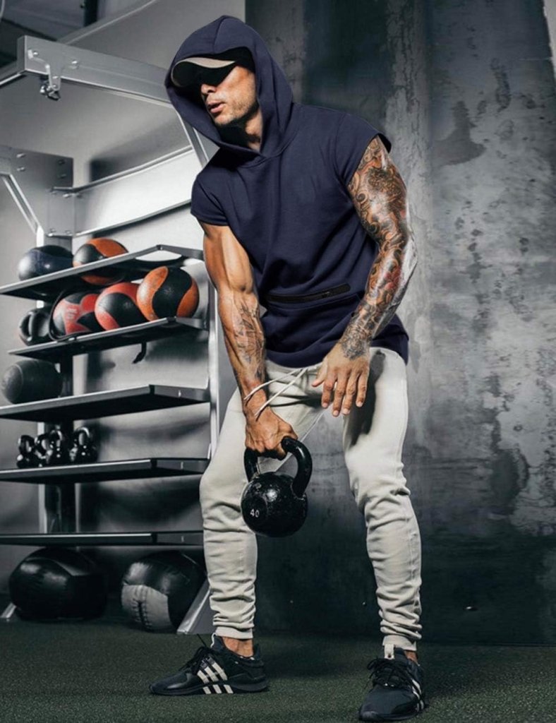 Laad afbeelding in Galerijviewer, 💪 Mouwloze hoodie die beweegt zoals jij – functioneel, stijlvol en perfect voor elke workout 💥 - happygetfit.com
