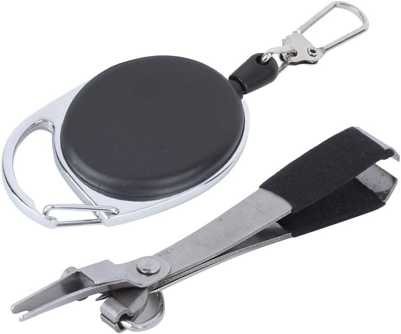 Chargez l'image dans la visionneuse de la galerie, Multifunctioneel visgereedschap met lijnknipper en knopenmaker inclusief intrekbare sleutelhanger – knooptool – vliegvisaccessoires - happygetfit.com
