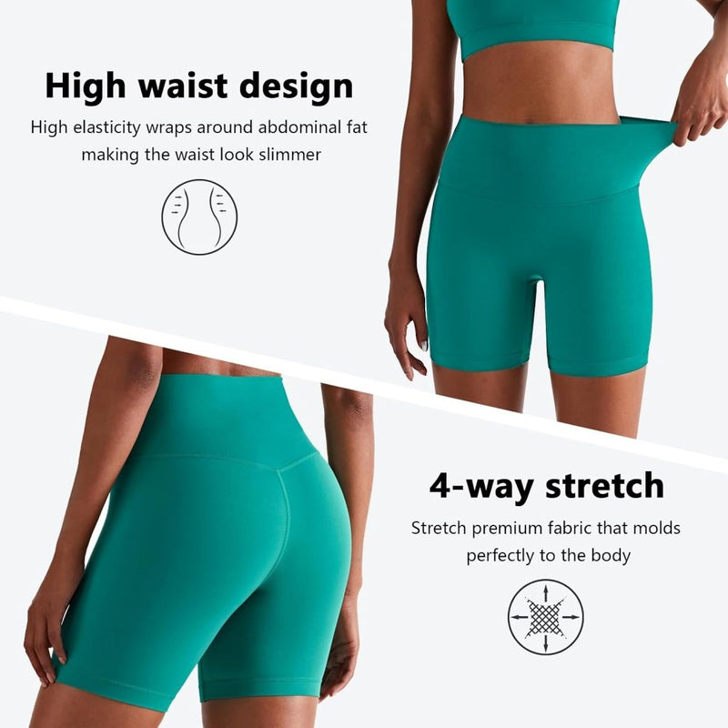 Load image into Gallery viewer, Naadloze dames sportshort high waist stretch - happygetfit.com
