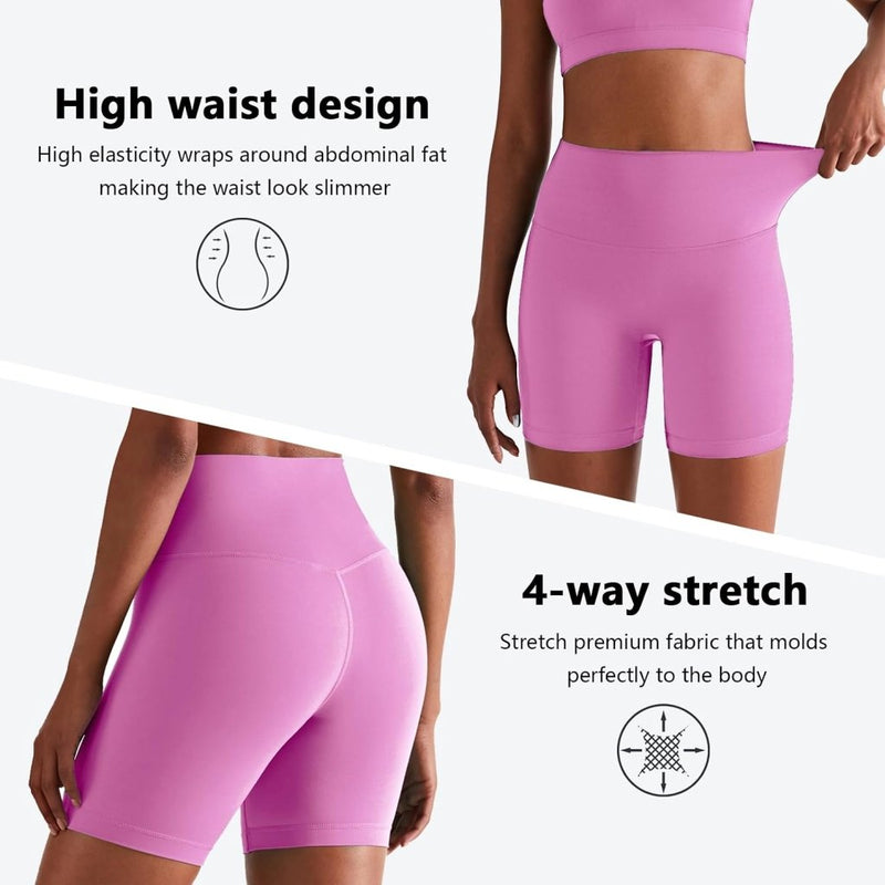 Load image into Gallery viewer, Naadloze dames sportshort high waist stretch - happygetfit.com
