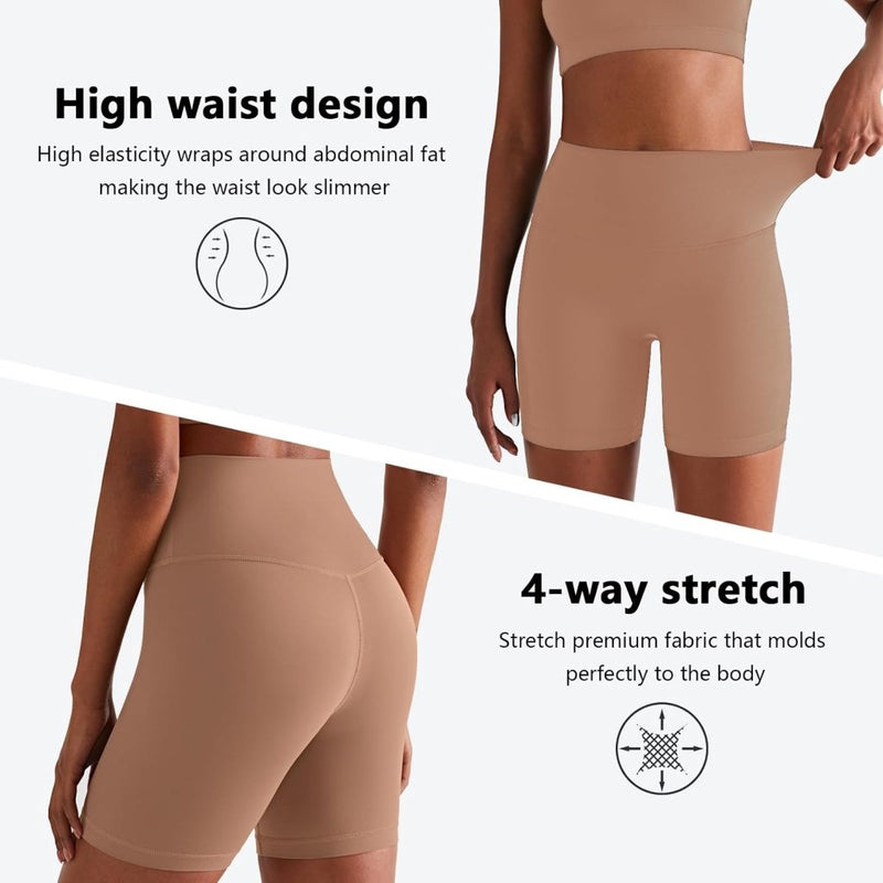Load image into Gallery viewer, Naadloze dames sportshort high waist stretch - happygetfit.com
