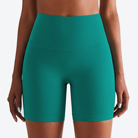Naadloze dames sportshort high waist stretch - happygetfit.com