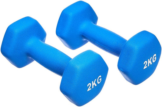 Neopreen dumbbells met antislip grip – halters – fitness gewichten - happygetfit.com