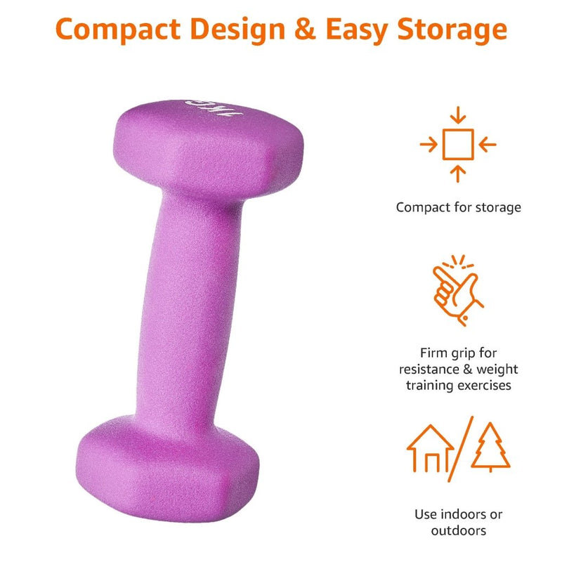 Załaduj obraz do przeglądarki galerii, Neopreen dumbbells met antislip grip – halters – fitness gewichten - happygetfit.com
