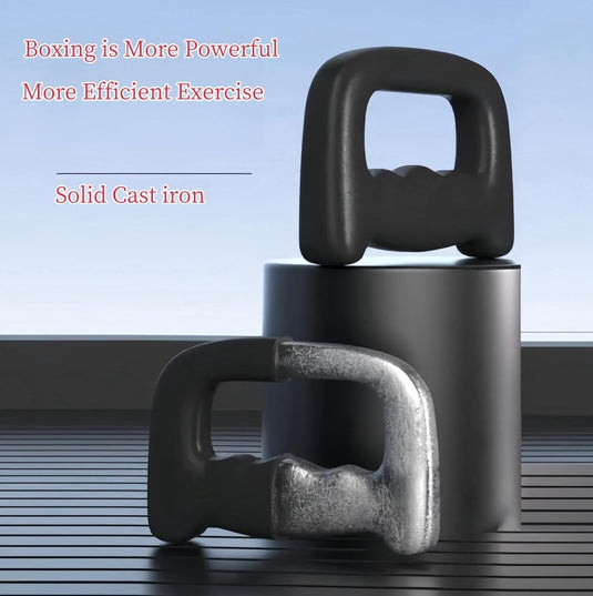 Neopreen dumbbells met D-greep set van 2 stuks - happygetfit.com