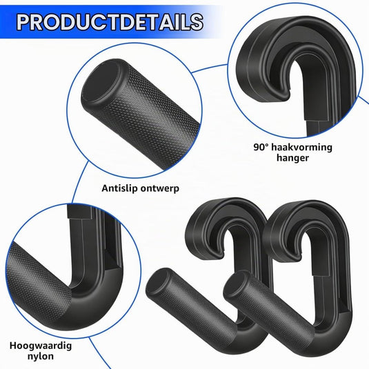 Neutrale D-grepen 2 stuks voor optrekstang en kabeltraining – pull-up handgrepen – fitness accessoires - happygetfit.com
