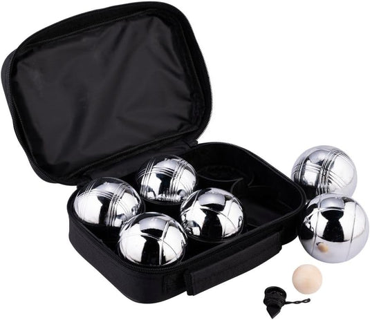 No Label - Jeu De Boules Set Deluxe with Carry Bag - happygetfit.com