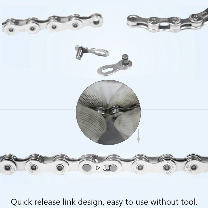 Load image into Gallery viewer, 🔗 Nooit meer stilstaan dankzij deze stevige missing links voor je fietsketting 🚴 - happygetfit.com
