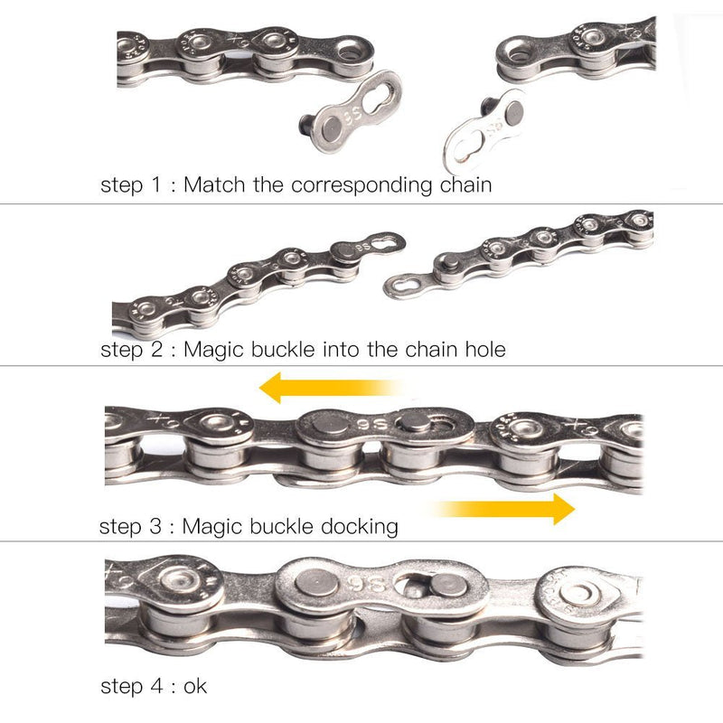 Load image into Gallery viewer, 🔗 Nooit meer stilstaan dankzij deze stevige missing links voor je fietsketting 🚴 - happygetfit.com
