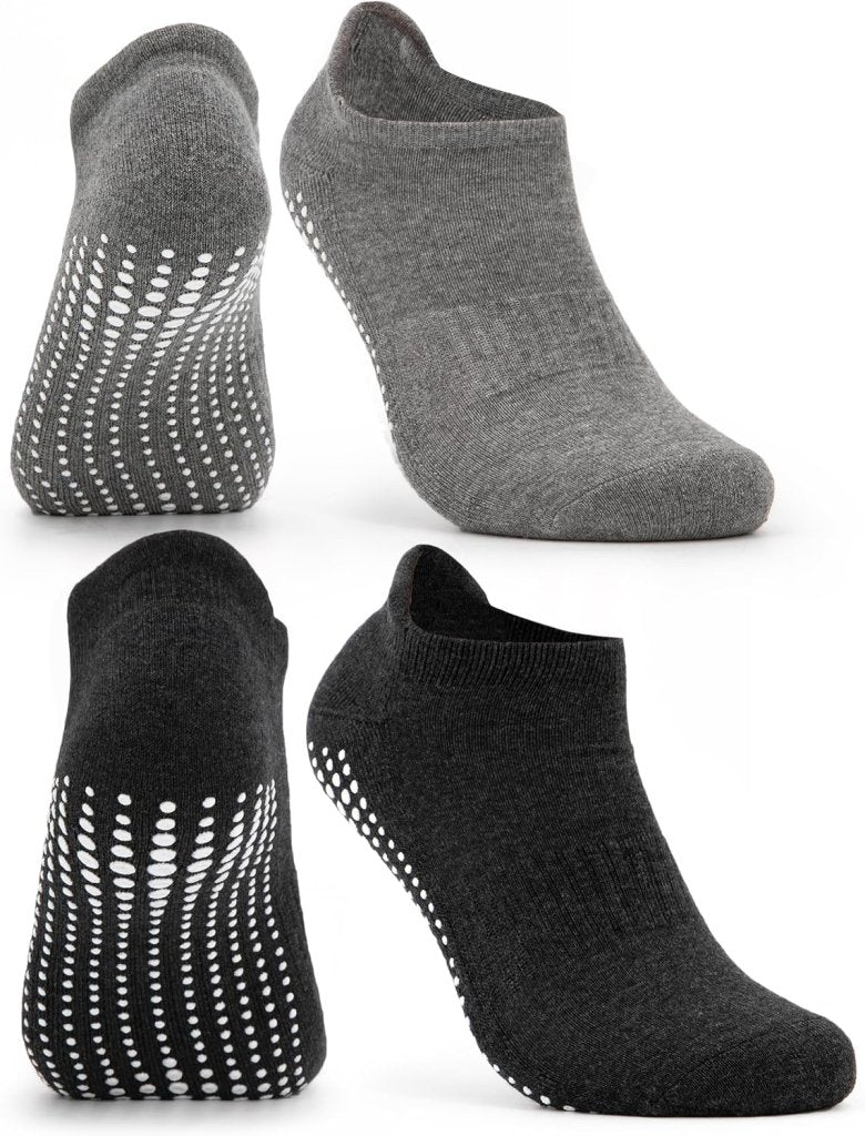 Laad afbeelding in Galerijviewer, Occulto Women Pilates Grip Socks 2-4 Pack (Model: Mady), Yoga Grip Socks - happygetfit.com
