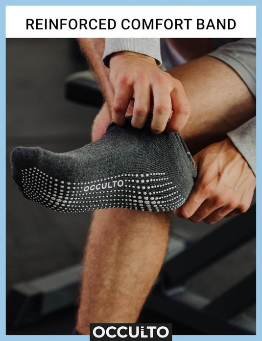 Occulto Women Pilates Grip Socks 2-4 Pack (Model: Mady), Yoga Grip Socks - happygetfit.com