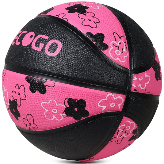 Official Rubber Basketball Outdoor Indoor Mens Basketball Ball Size 3/4/5/6/7 for Kids Youth Teen Boys and Girls Gift Ideas(Without Pump) - happygetfit.com