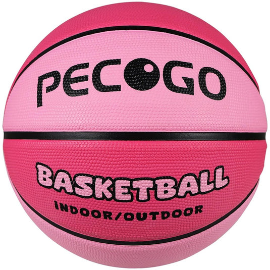 Official Rubber Basketball Outdoor Indoor Mens Basketball Ball Size 3/4/5/6/7 for Kids Youth Teen Boys and Girls Gift Ideas(Without Pump) - happygetfit.com