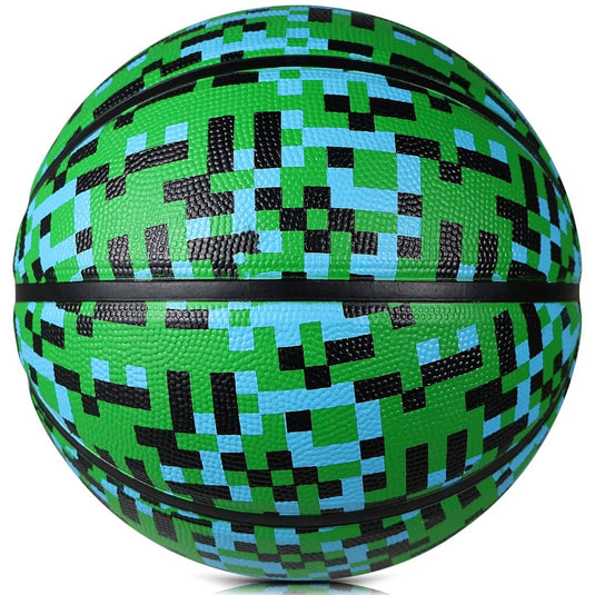 Official Rubber Basketball Outdoor Indoor Mens Basketball Ball Size 3/4/5/6/7 for Kids Youth Teen Boys and Girls Gift Ideas(Without Pump) - happygetfit.com