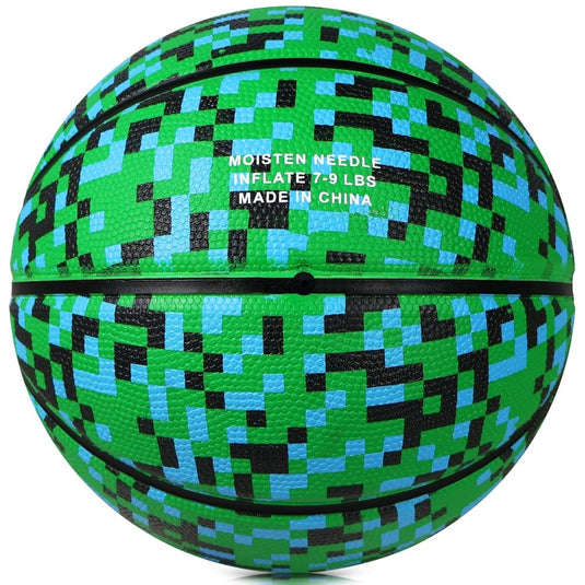 Official Rubber Basketball Outdoor Indoor Mens Basketball Ball Size 3/4/5/6/7 for Kids Youth Teen Boys and Girls Gift Ideas(Without Pump) - happygetfit.com
