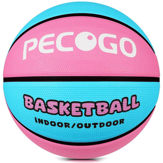 Official Rubber Basketball Outdoor Indoor Mens Basketball Ball Size 3/4/5/6/7 for Kids Youth Teen Boys and Girls Gift Ideas(Without Pump) - happygetfit.com
