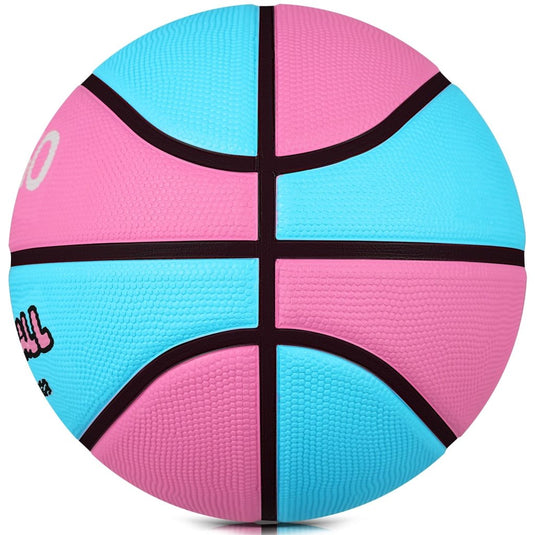 Official Rubber Basketball Outdoor Indoor Mens Basketball Ball Size 3/4/5/6/7 for Kids Youth Teen Boys and Girls Gift Ideas(Without Pump) - happygetfit.com