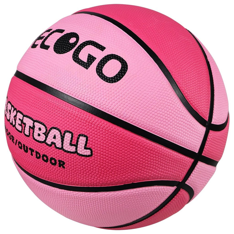Load image into Gallery viewer, Official Rubber Basketball Outdoor Indoor Mens Basketball Ball Size 3/4/5/6/7 for Kids Youth Teen Boys and Girls Gift Ideas(Without Pump) - happygetfit.com
