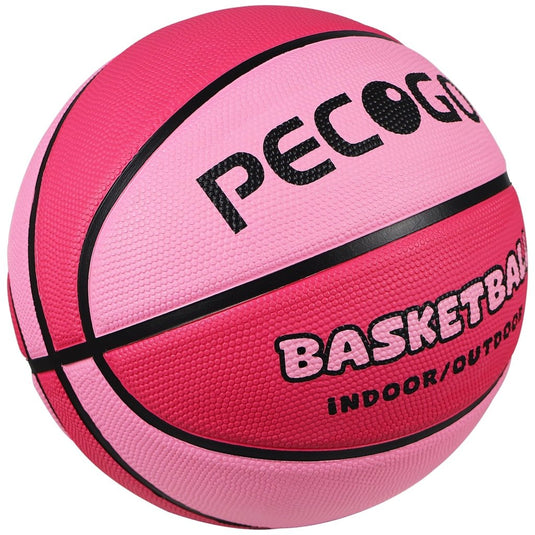 Official Rubber Basketball Outdoor Indoor Mens Basketball Ball Size 3/4/5/6/7 for Kids Youth Teen Boys and Girls Gift Ideas(Without Pump) - happygetfit.com