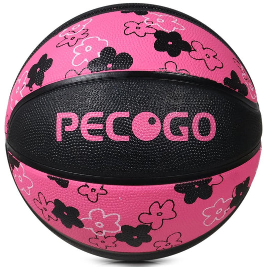 Official Rubber Basketball Outdoor Indoor Mens Basketball Ball Size 3/4/5/6/7 for Kids Youth Teen Boys and Girls Gift Ideas(Without Pump) - happygetfit.com