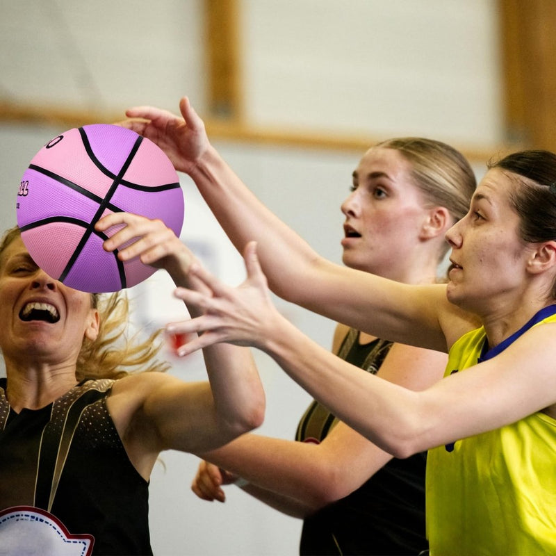 Load image into Gallery viewer, Official Rubber Basketball Outdoor Indoor Mens Basketball Ball Size 3/4/5/6/7 for Kids Youth Teen Boys and Girls Gift Ideas(Without Pump) - happygetfit.com
