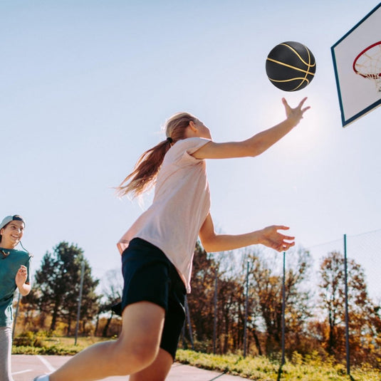 Official Rubber Basketball Outdoor Indoor Mens Basketball Ball Size 3/4/5/6/7 for Kids Youth Teen Boys and Girls Gift Ideas(Without Pump) - happygetfit.com