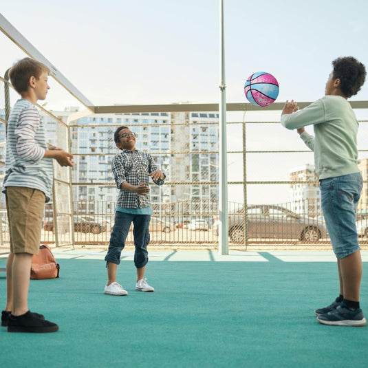 Official Rubber Basketball Outdoor Indoor Mens Basketball Ball Size 3/4/5/6/7 for Kids Youth Teen Boys and Girls Gift Ideas(Without Pump) - happygetfit.com