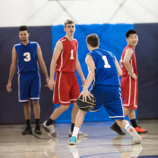 Official Rubber Basketball Outdoor Indoor Mens Basketball Ball Size 3/4/5/6/7 for Kids Youth Teen Boys and Girls Gift Ideas(Without Pump) - happygetfit.com