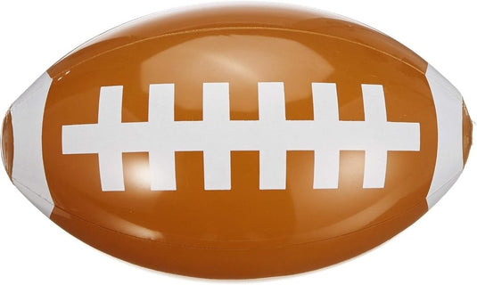 Opblaasbare rugbybal 40 cm bruin - happygetfit.com