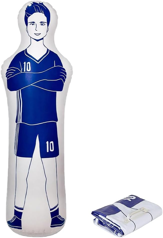 Load image into Gallery viewer, Opblaasbare voetbal trainingsdummy 160 cm - happygetfit.com
