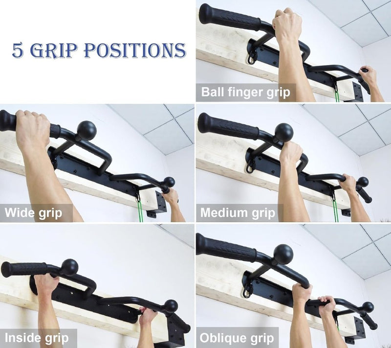 Załaduj obraz do przeglądarki galerii, Optrekstang 95 cm voor wand plafond en balk tot 227 kg – pull-up bar – krachttraining - happygetfit.com
