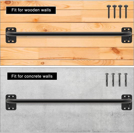 Optrekstang 95 cm voor wand plafond en balk tot 227 kg – pull-up bar – krachttraining - happygetfit.com