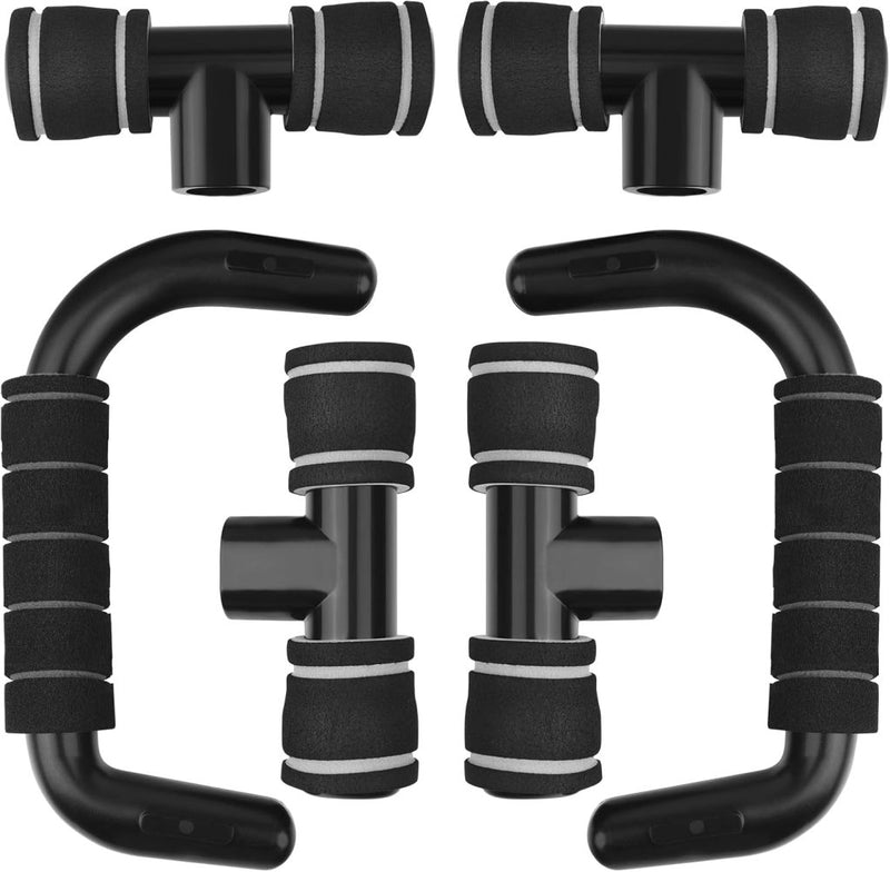 Bild im Galerie-Viewer laden, Opvouwbaar push-up board 24-in-1 met verstelbare handgrepen en antislip voetjes voor borst armen en schouders – opdruksteunen – krachttraining - happygetfit.com
