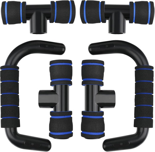 Opvouwbaar push-up board 24-in-1 met verstelbare handgrepen en antislip voetjes voor borst armen en schouders – opdruksteunen – krachttraining - happygetfit.com
