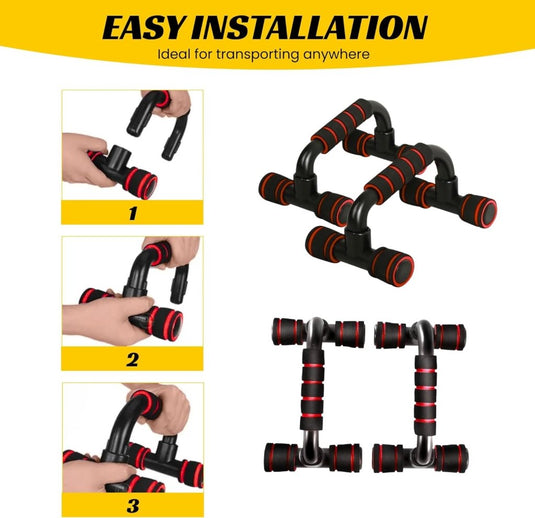 Opvouwbaar push-up board met handgrepen 14-in-1 - happygetfit.com