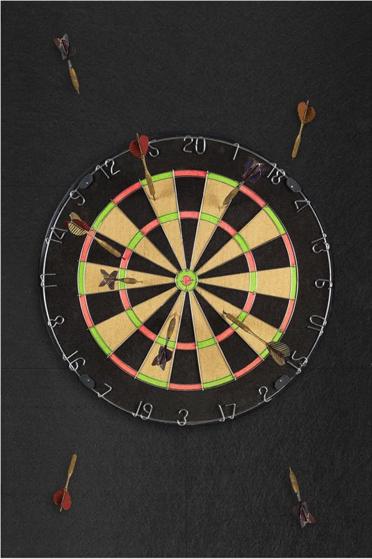 Opvouwbare dartbord beschermmat 6-delig 60 x 90 cm van schokabsorberend EVA-schuim – dartwandbescherming – dartisolatie - happygetfit.com