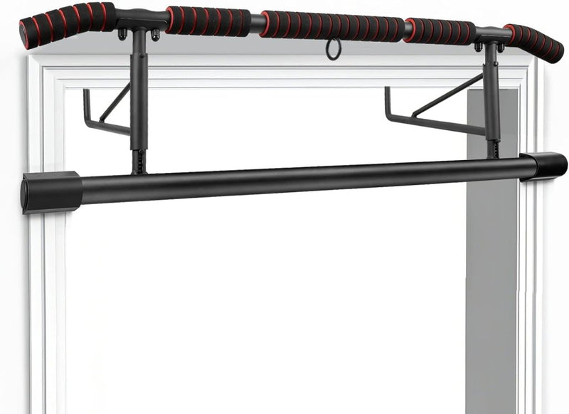 Load image into Gallery viewer, Opvouwbare optrekstang voor deurkozijn 69-92 cm zonder boren – pull-up bar – krachttraining - happygetfit.com
